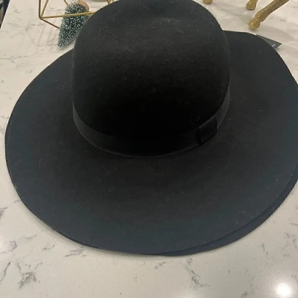New INC INTERNATIONAL CONCEPTS Wool Felt Floppy Hat black